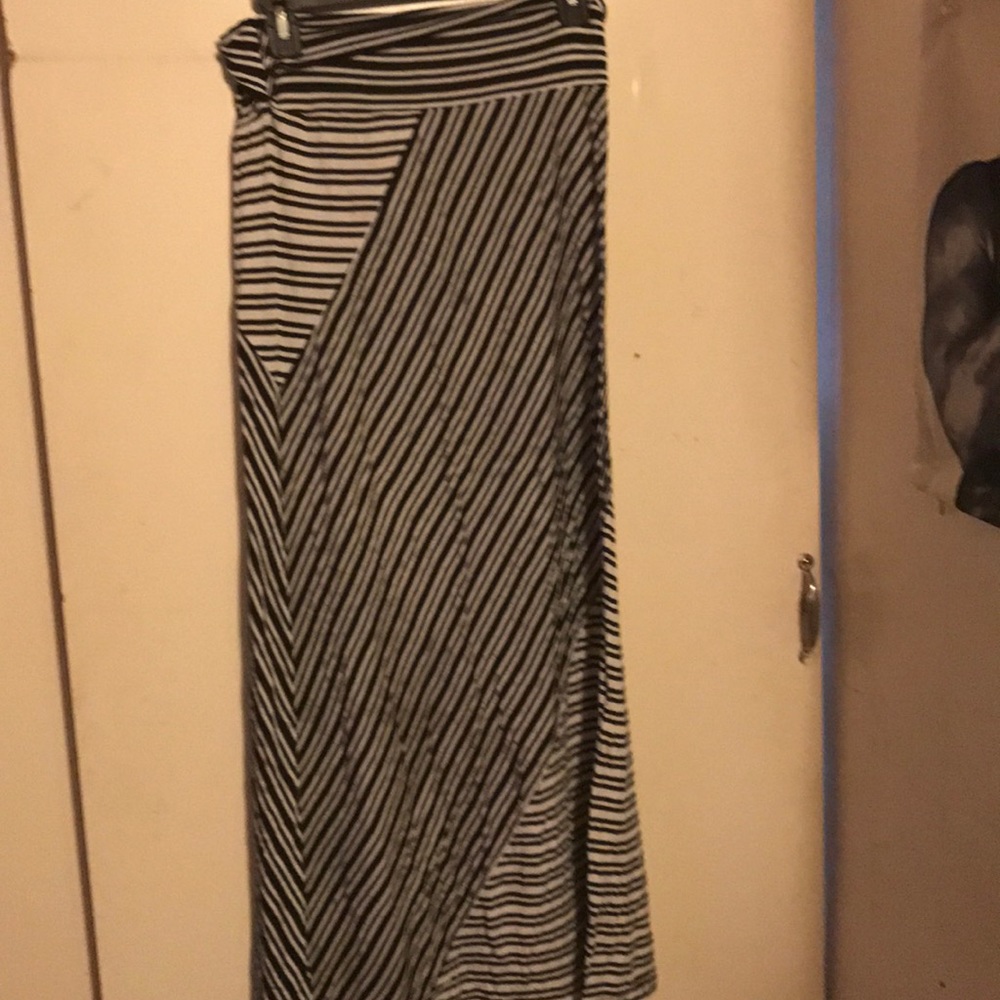 Striped Maxi Skirt
